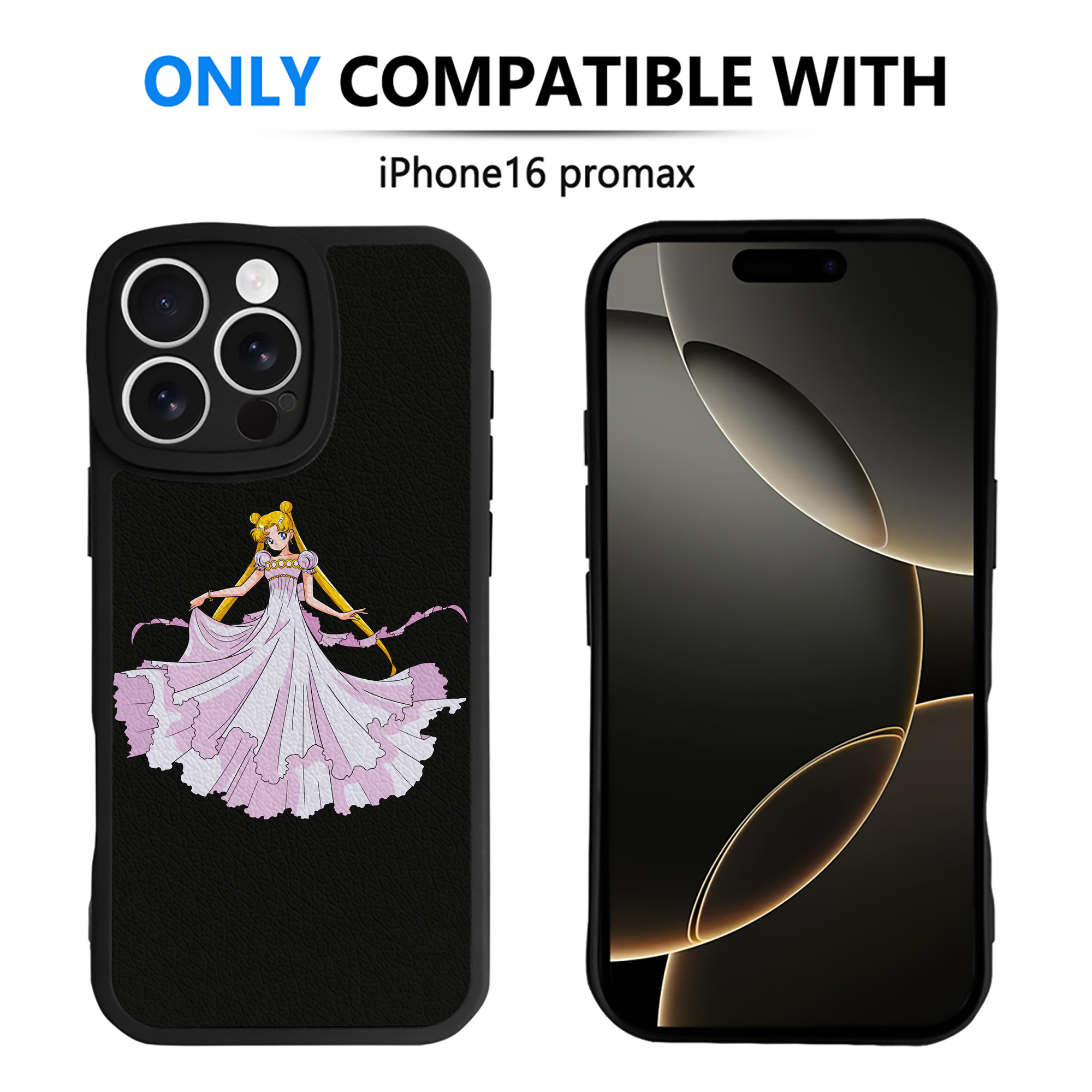 （画像用） 美少女戦士セーラームーン 愛野 美奈子 あいの みなこ Sailor Moon Aino Minako 【iPhone 16シリーズ対応】シリコンスマホケース（レザー調） 材質：シリコン